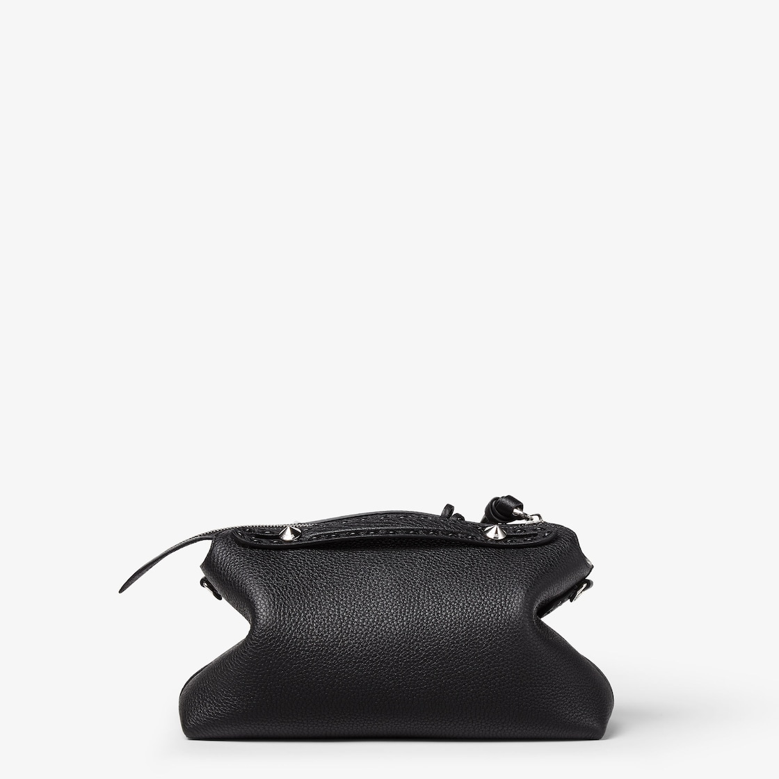 FENDI By The Way Selleria Medium Black Selleria bag with 192 hand-sewn topstitches - Image 4